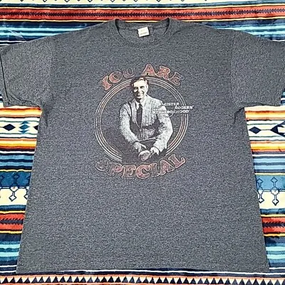 Mister Mr. Rogers Neighborhood You Are Special Gray Shirt XL • $15