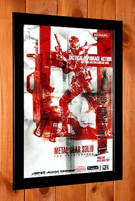 Metal Gear Solid The Twin Snakes GameCube Rare Promo Mini Poster Ad Page Framed • $43.61