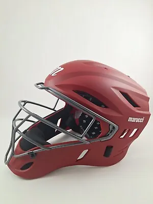 Marucci Hockey Style Catcher's Helmet | Matte Red | Adult • $120