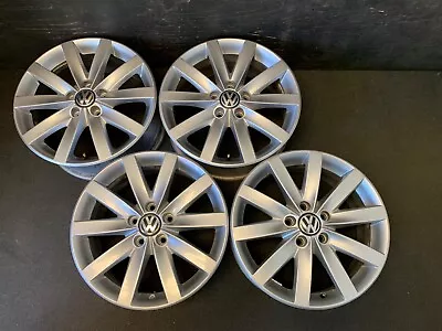 $595 • Buy (4) VW Volkswagen Golf Jetta GLI Wheels Rims + Caps 17  Hol.69936 Beetle Passat
