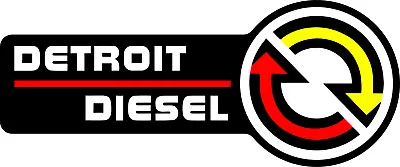 Detroit Diesel Power Retro Heavy Duty Engine Vinyl Sticker Decal Cornhole Truck • $7.49