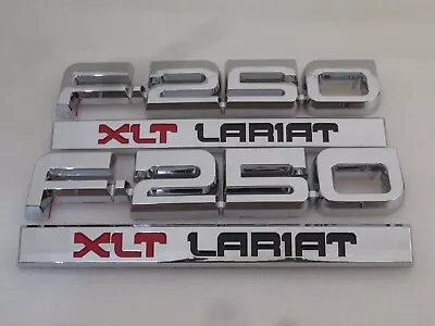 87 88 89 90 91 FORD F-250 XLT Lariat SIDE EMBLEM LOGO BADGE SYMBOL SIGN OEM • $73.99