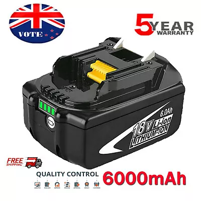 18V 6AH LXT Li-ion Battery Fit For Makita BL1860  BL1830 BL1850 With LED Display • £25.89