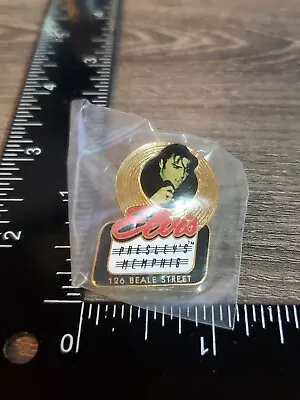 Vintage RARE NEW Elvis Presley's 126 Beale Street Memphis Lapel Pin I2 • $16