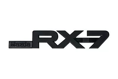 1986-1992 Mazda RX-7  Mazda RX-7  Black Rear Emblem Ornament OEM NEW FB02-51-720 • $40.77