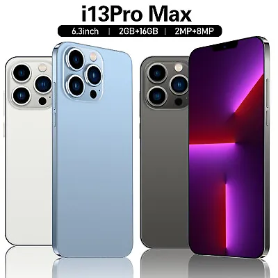 New Android 10 I13 Pro Max 2G+16GB Smartphone Unlocked 4G Cheap Cell Phone XINDA • $120