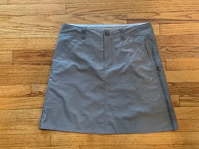 Mountain Hardwear Women's Skirt Size 10 Adjustable Drawstring Grey W/ Pockets! • $18.99