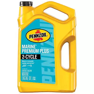 Pennzoil Marine Premium Plus 2-Cycle Synthetic Blend Boat Motor Oil 1 Gallon • $20.65