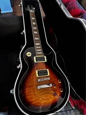 Slightly Used Epiphone Electric Guitar Les Paul Standard Sunburst W/ SKB Case • $499.99