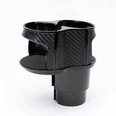 Carbon Fiber Center Console Drink Cup Holder Box For Car Interior Accessories • $14.47