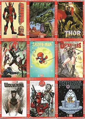 2013 UD Marvel Now! CUTTING EDGE COMPLETE 100 CARD VARIANT COVER SET...RARE SET • $225