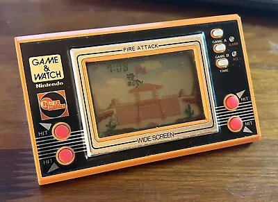 Nintendo Game & Watch Game - FIRE ATTACK - Working - Plus 2 New Batteries • $187