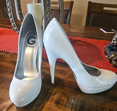 New Guess Women’s White Platform Stiletto High Heel Shoes / Sz 7 • $20