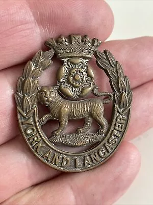 WWI (Or Earlier) British Army - York And Lancaster Regiment Cap Badge • £18.99