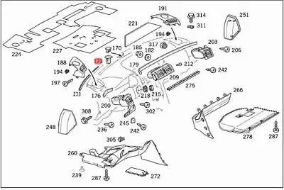 Genuine Climate Control Sun Sensor MERCEDES C140 S210 W140 W210 2108300272 • $64.66