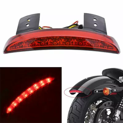 Motorcycle LED Tail Rear Light Fender Brake Light For Harley Bobber Chopper AU • $34.75