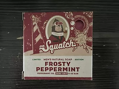 Dr. Squatch Holiday Limited Edition Soap - FROSTY Peppermint • £3.21