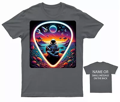 Guitar Player Guitarist Tranquility Base Cosmic T-Shirt – Serenade The Universe • £13.95