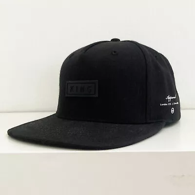 KING Streetwear Snapback Cap - Tennyson Cap Black - New • £15