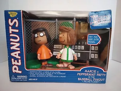 Peanuts All Star Marcie & Peppermint Patty Figures Deluxe Sounds Playset 2003   • $124.99