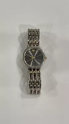 Movado Esperanza Two Tone Black Dial Ladies Swiss Watch Srp • $200