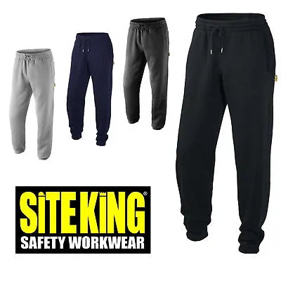 £15.99 • Buy Mens SITE KING Work Tracksuit Jogging Bottoms Size S To 5XL SPORT CASUAL JOGGERS