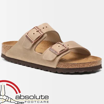 Birkenstock Arizona Nubuck Oiled Leather Tobacco Brown 352201 - Regular Fit • $222.95