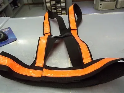 CAB High Visibility Heavy Duty Safety Belt Harness Orange Large NEW - Coal Miner • $19.99