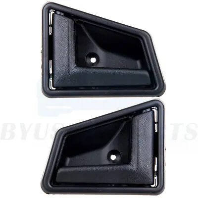 2Pcs Inside Door Handles For 89-97 Geo Tracker 1998 Suzuki Black Interior RH LH • $9.09