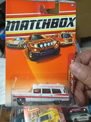 MATCHBOX 2009 EMERGENCY RESPONSE  '63 CADILLAC AMBULANCE #56 Gene Mercy.Hosptal • $4.99