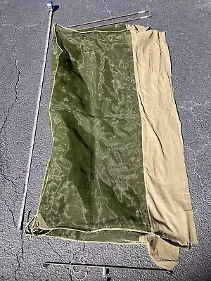 U.S. Military Surplus Cot Mosquito Net With Poles • $40