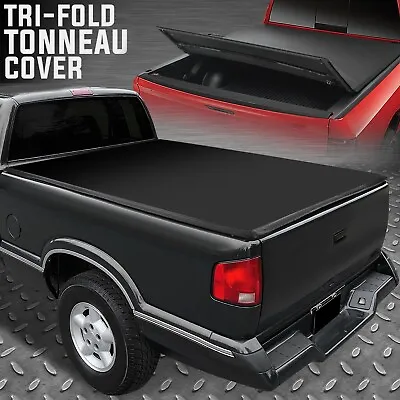 For 94-04 Chevy S10 Gmc Sonoma Fleetside 6' Bed Tri-fold Soft Top Tonneau Cover • $163.88