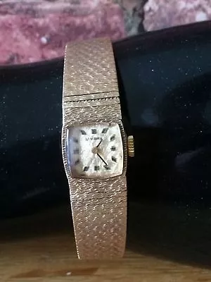 Vintage 9ct Gold Longines Swiss Ladies Mechanical Cocktail Dress Watch & Case • £690