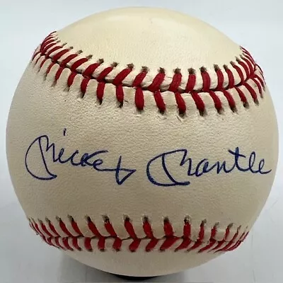 Mickey Mantle HOF New York Yankees Signed OAL Baseball AUTO JSA LOA • $510