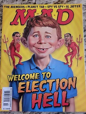 Mad Magazine #517 Election Hell Romney Obama Cover October 2012 • $15