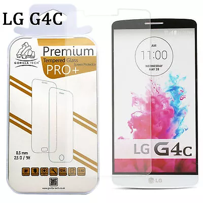 New 100% Genuine Gorilla Tempered Glass  Shield Film Screen Protector For LG G4c • £2.97