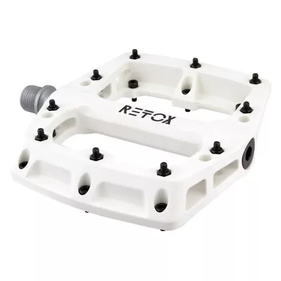 Origin8 Retox Platform Pedals 9/16  Concave Composite Body Removable Pins White • $63.99