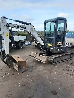 Bobcat E26 Mini Digger £10950+vat • £0.99