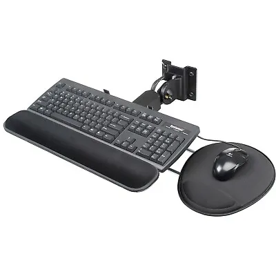 Wall Mount Flip Up Keyboard & Mouse Tray 18 W Black • $69.74