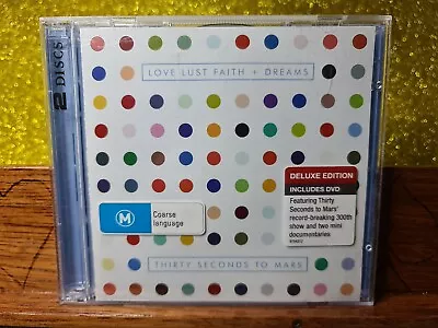 30 Seconds To Mars  🎵  Live Lust Faith DELUXE ED - MUSIC CD  & DVD🎵 FREE POST  • £15.09