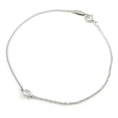 Tiffany & Co. Bracelet By The Yard 60099277 Elsa Peretti 1 Point Diamond PT950 • $513