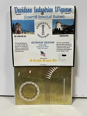 Davidson Industries Wigwam Sawmill Sawdust Burner Kit 1/160 SB-02 N-Scale • $34.99