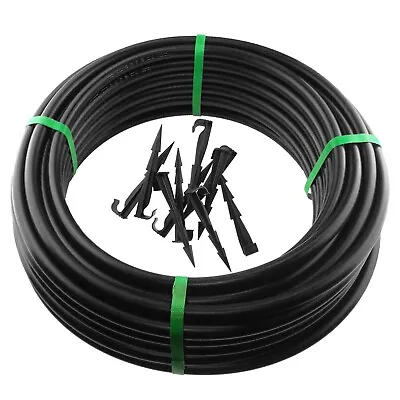 £58.89 • Buy Garden Watering Irrigation Water Supply Pipe LDPE ,13/16mm + FREE PIPE STAKES