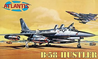 Atlantis Model 1:93 SCALE Convair B58 Hustler SUPERSONIC JET BOMBER KIT#252~NEW • $19.99