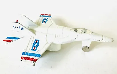 Soma 1988 F-18 DIECAST Fighter Jet Plane Model Metal Toy Motorized Pull Toy 2.5” • $12.99