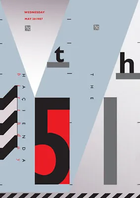 Hacienda 5th Birthday Poster - Massive Ao - Pin Sharp - Super Quality • £48