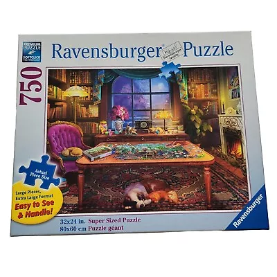 Ravensburger Puzzler's Place 750 Piece Large Format Jigsaw Puzzle Complete  • $13.99