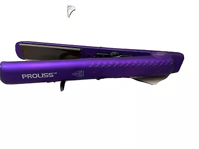 Proliss Infusion 1  Ceramic Hair Straightener Flat Iron Purple 450 Degrees • $12.99