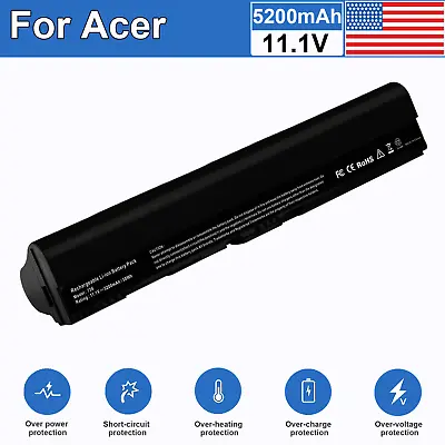 Battery For Acer Aspire One 725 756 AO756 B113 AL12A31 AL12B31 AL12B32 AL12X32 • $14.99