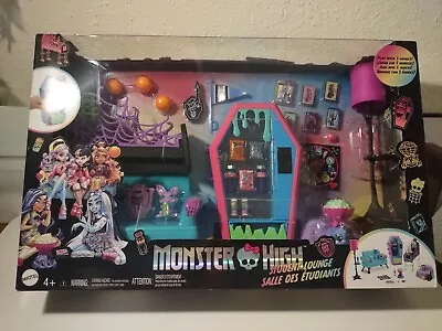 Monster High Student Lounge Playset - Doll House Furniture & Themed Accessories • $41